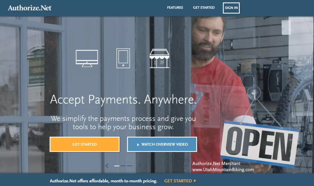 Authorize.net Payments Gateway