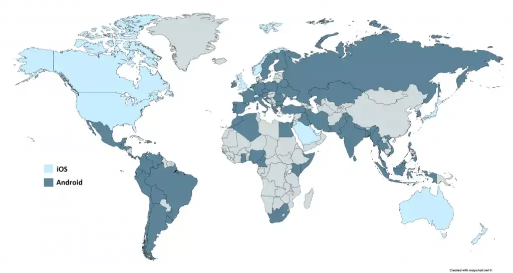 global preference for android and ios