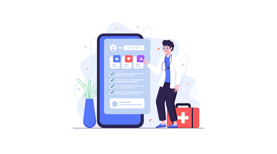 Custom healthcare app