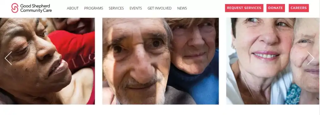 Good Shepherd Community Care website