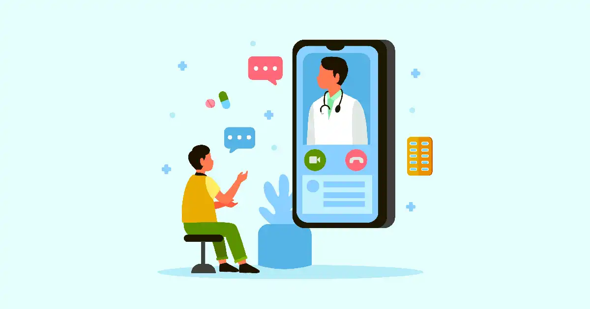 How does a doctor and patient video consultation app work?