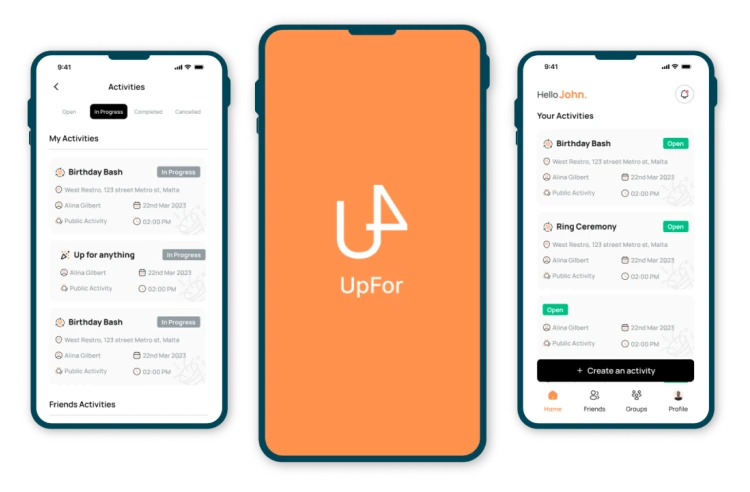 UpFor Mobile App