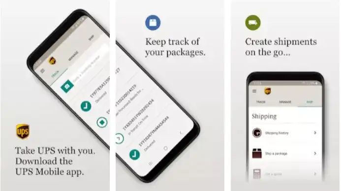 UPS Mobile app
