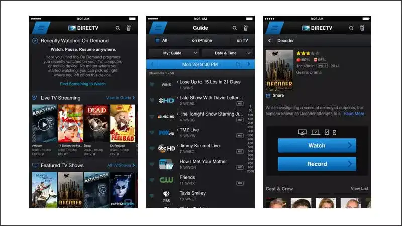 DirecTV Mobile App